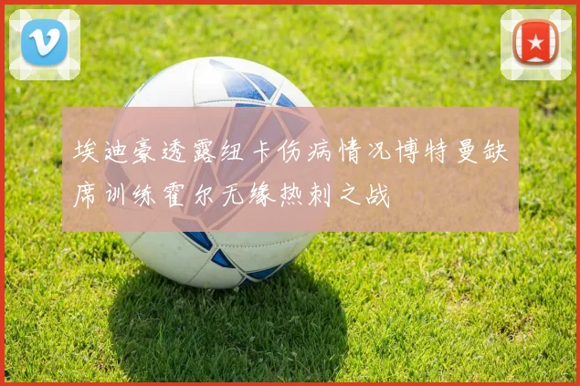埃迪豪透露纽卡伤病情况博特曼缺席训练霍尔无缘热刺之战